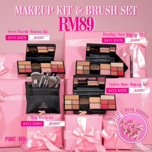 Pinktober Dazzling Glam Makeup Kit