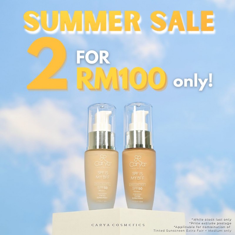 TINTED SUNSCREEN BUY 2 FOR RM100