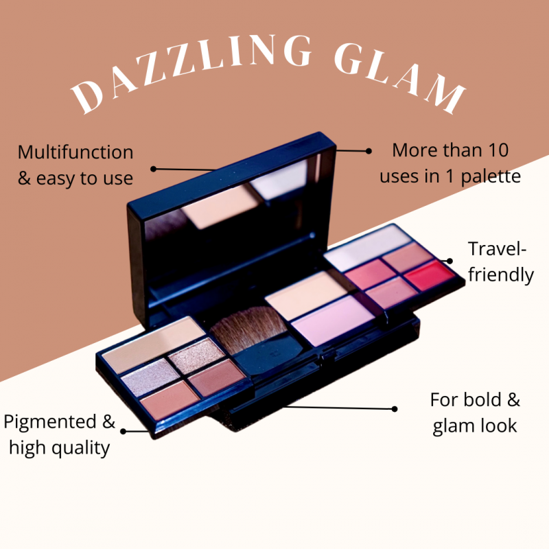 DAZZLING GLAM MAKEUP KIT